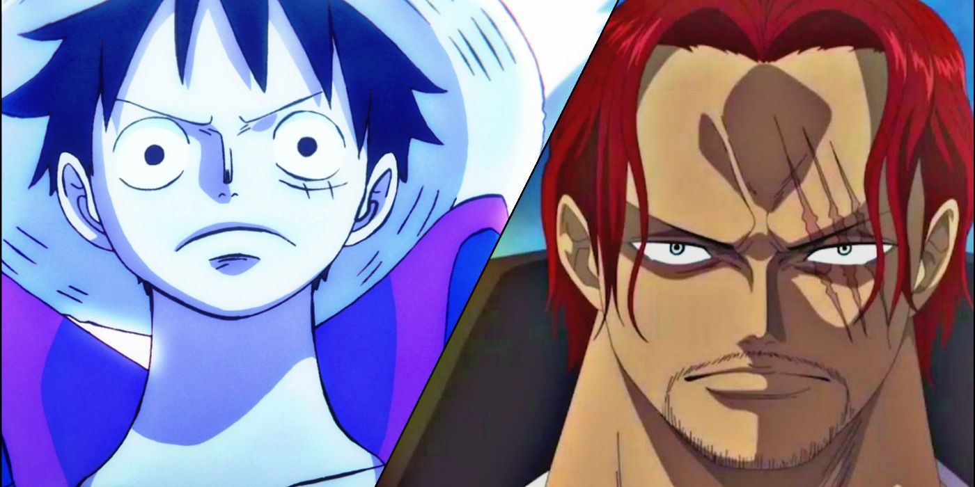 Shanks and Luffy One Piece