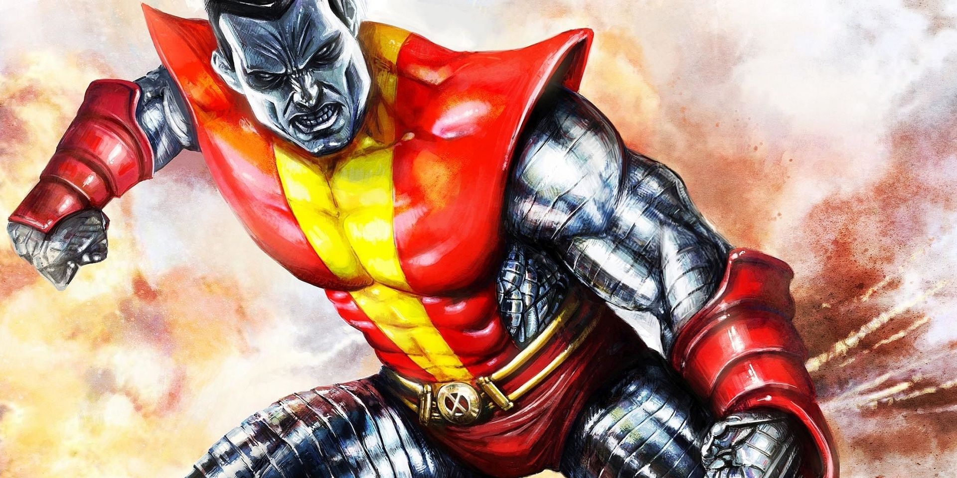 Colossus in his armored form as a member of the X-Men.