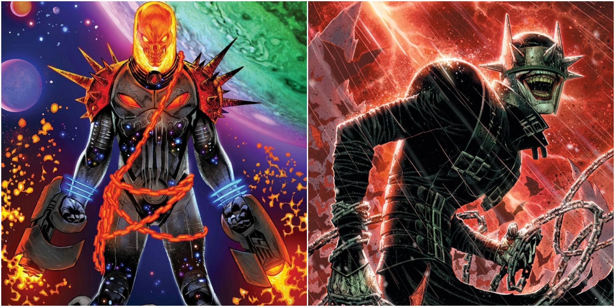 Cosmic Ghost Rider and Batman Who Laughs