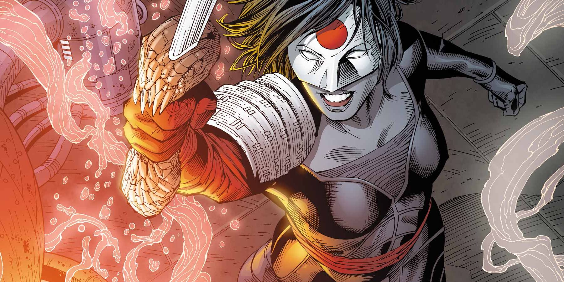 DC Comics' Katana fights with mystical power and a magic sword