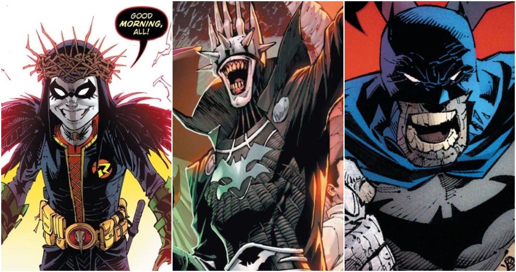 Variants of Batman from the Dark Multiverse