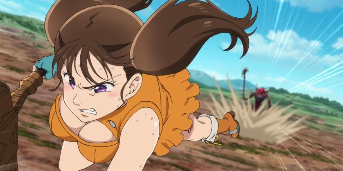 diane is charging in the seven deadly sins