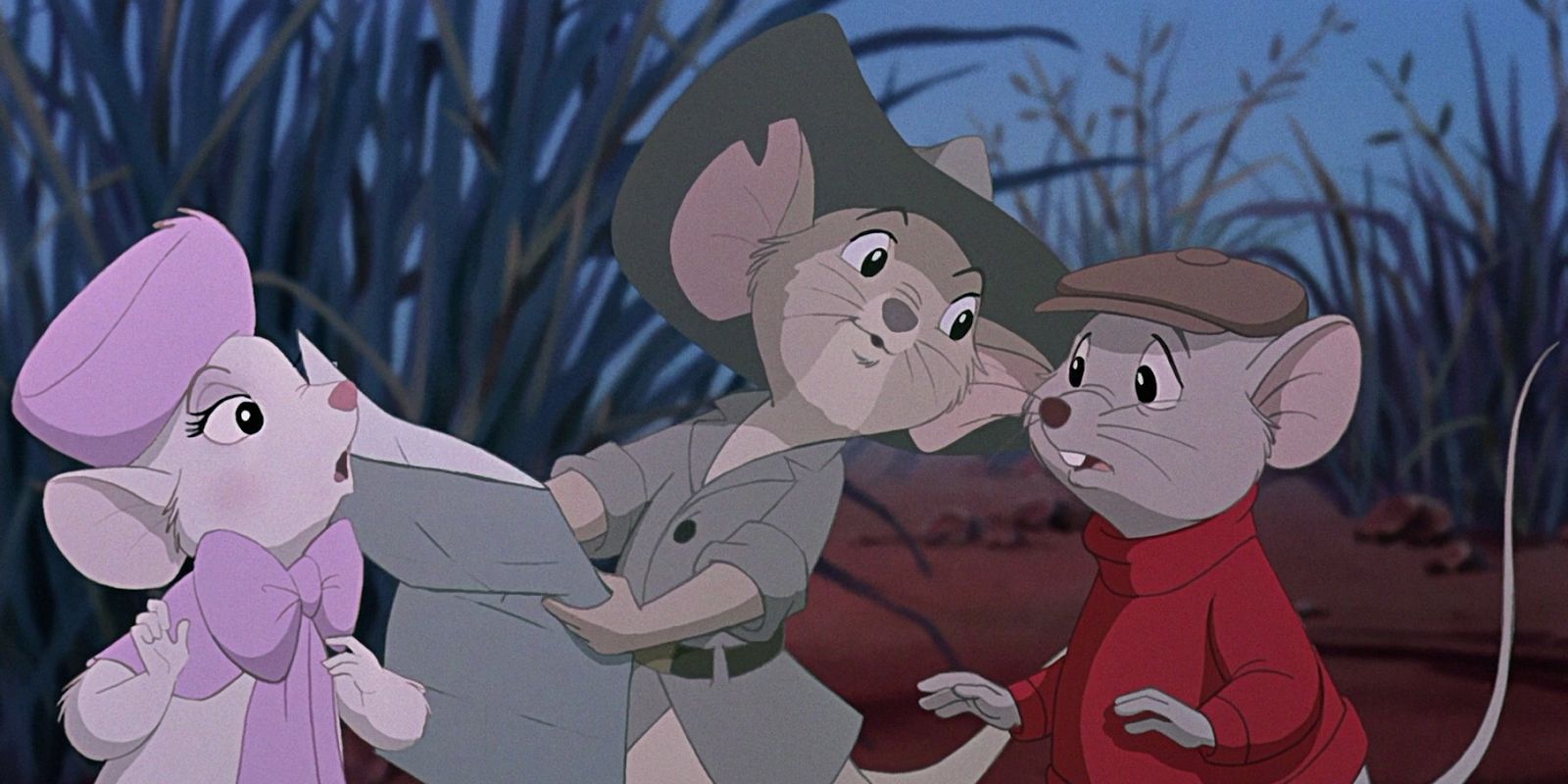 The rescuers down under Miss Bianca, Jake, and Bernard