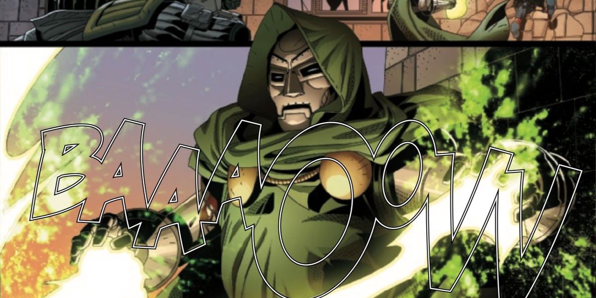 Doctor Doom Baaoow Panel Marvel Comics