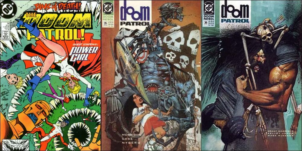 Grant Morrison's Doom Patrol issues marking first appearances of Dorothy Spinner, Danny the Street and Flex Mentallo
