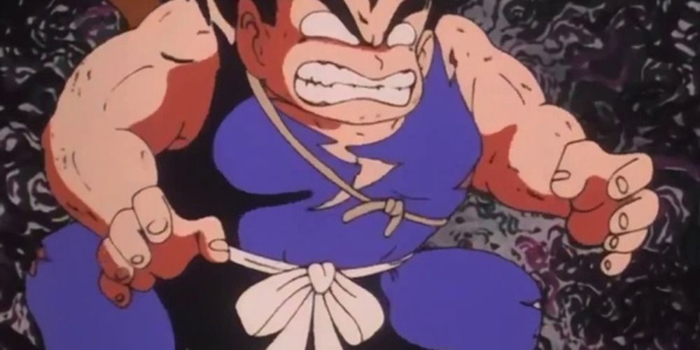 Goku transforms into a Great Ape in Dragon Ball.