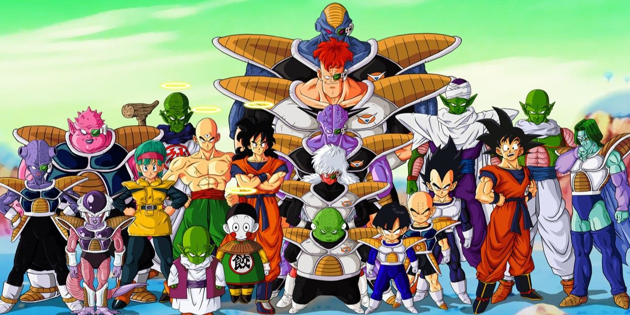 Dragon Ball Kai cover with every cast member.