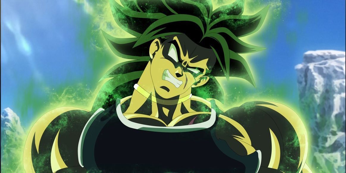 Broly cracks his neck in Dragon Ball Super Broly