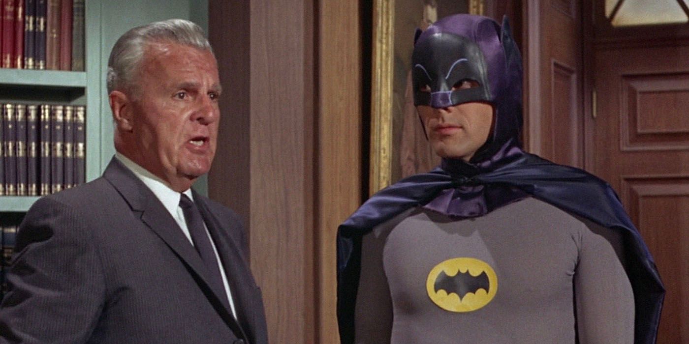 Batman banters with Commissioner Gordon in Batman 1966