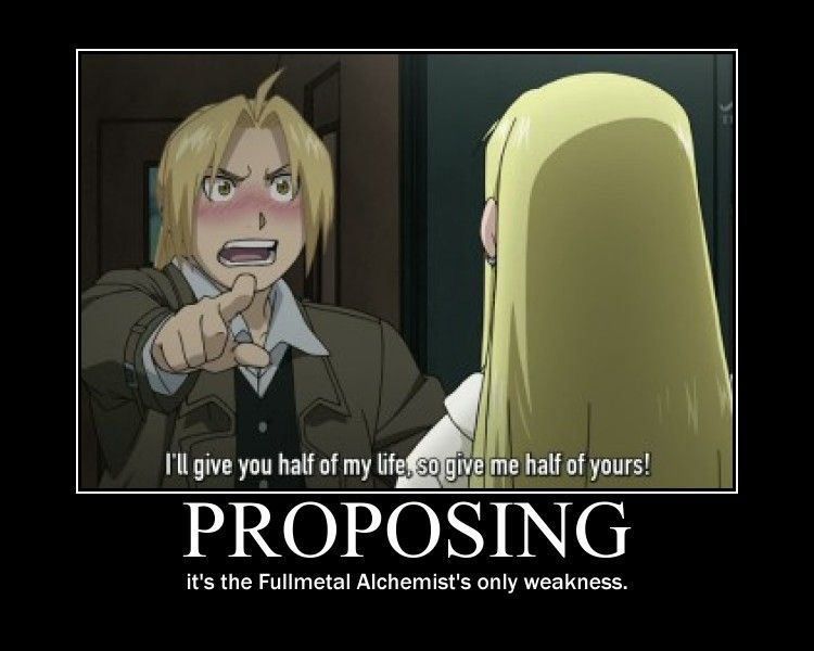 Edward proposes to Winry is way, meme