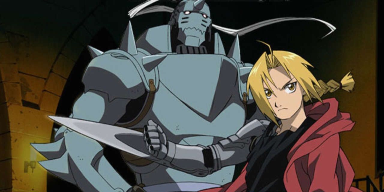 Edward and Alphonse Elric in Fullmetal Alchemist: Brotherhood.