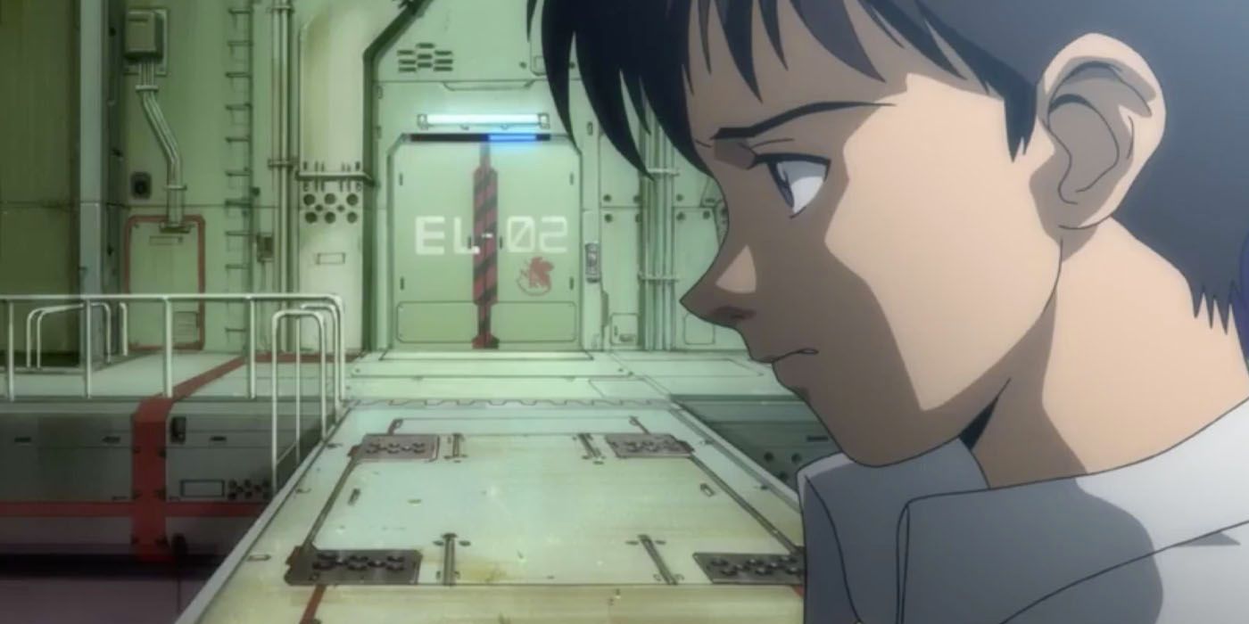 Evangelion 1.0 - Shinji looking determined