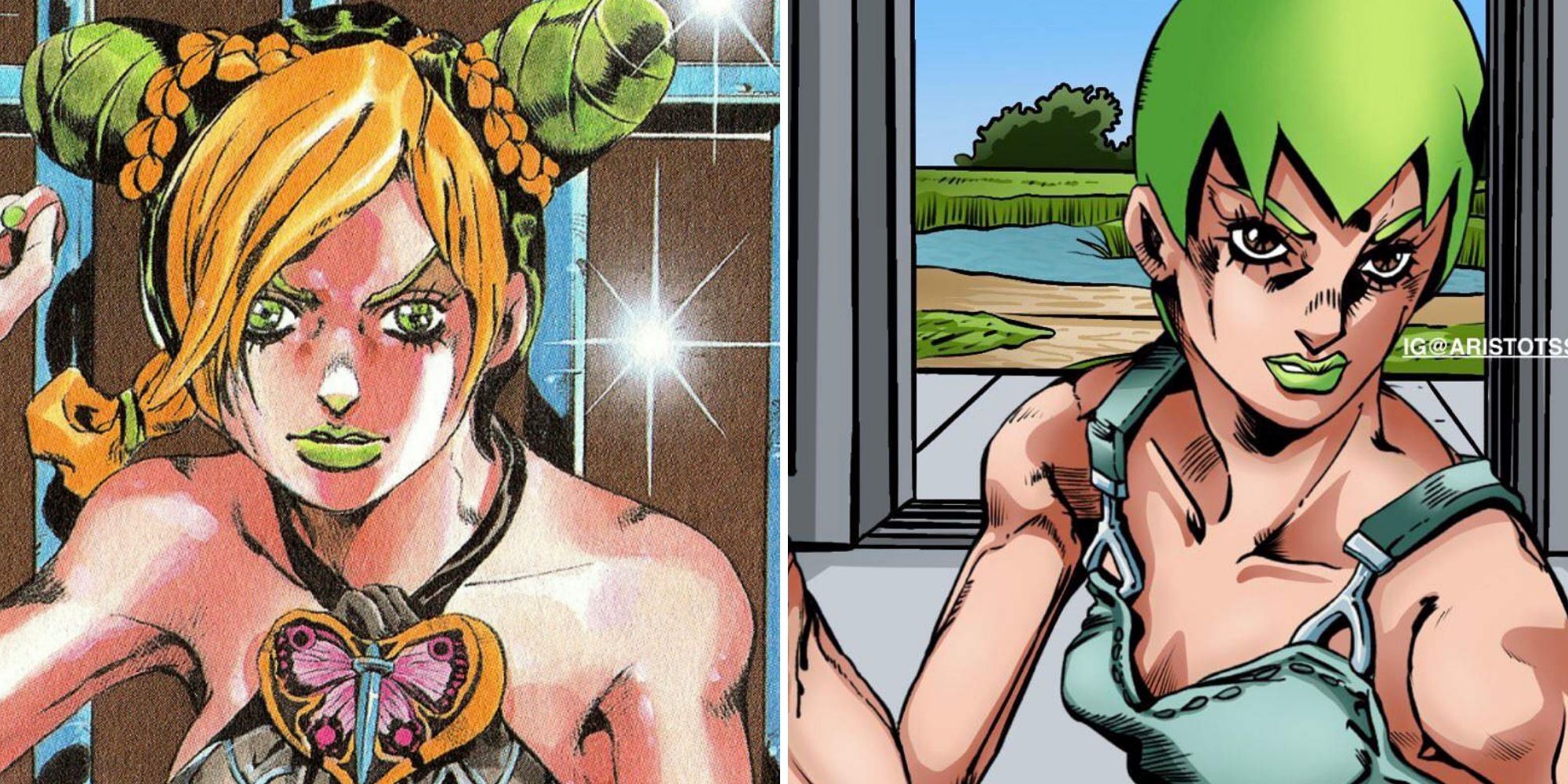 Jolyne and Foo Fighters from Part 6