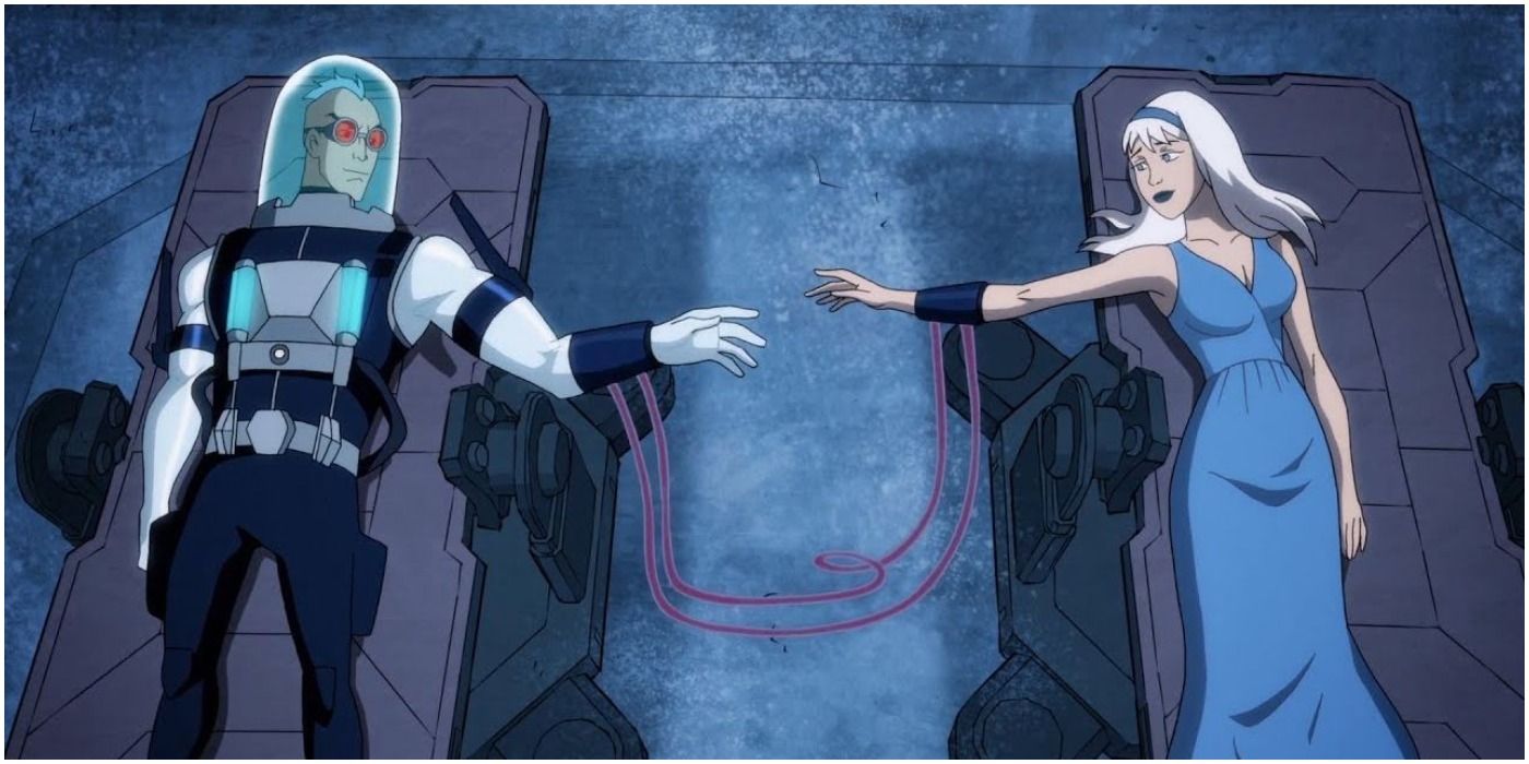 Mr. Freeze and Nora Fries from Harley Quinn Animated Series