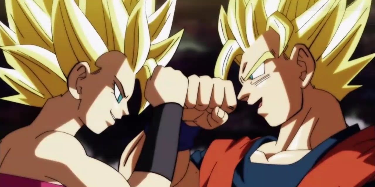 Goku and Caulifa clash in the tournament of power