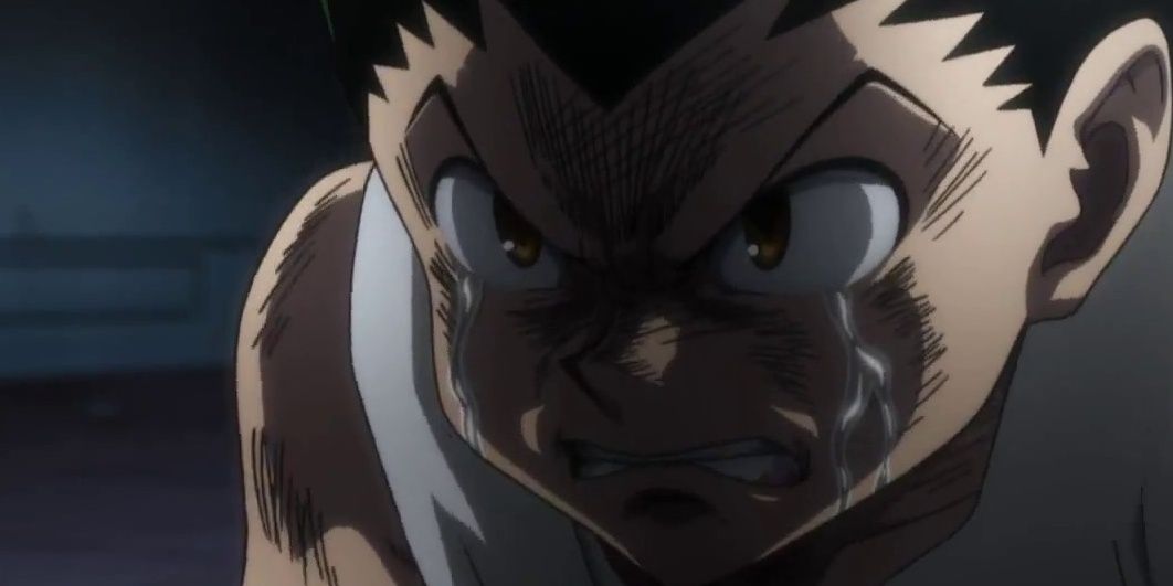 Gon angry in Hunter x Hunter.
