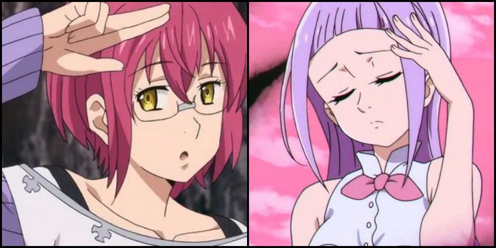 Seven Deadly Sins' Gowther and Melascula counterpart split image