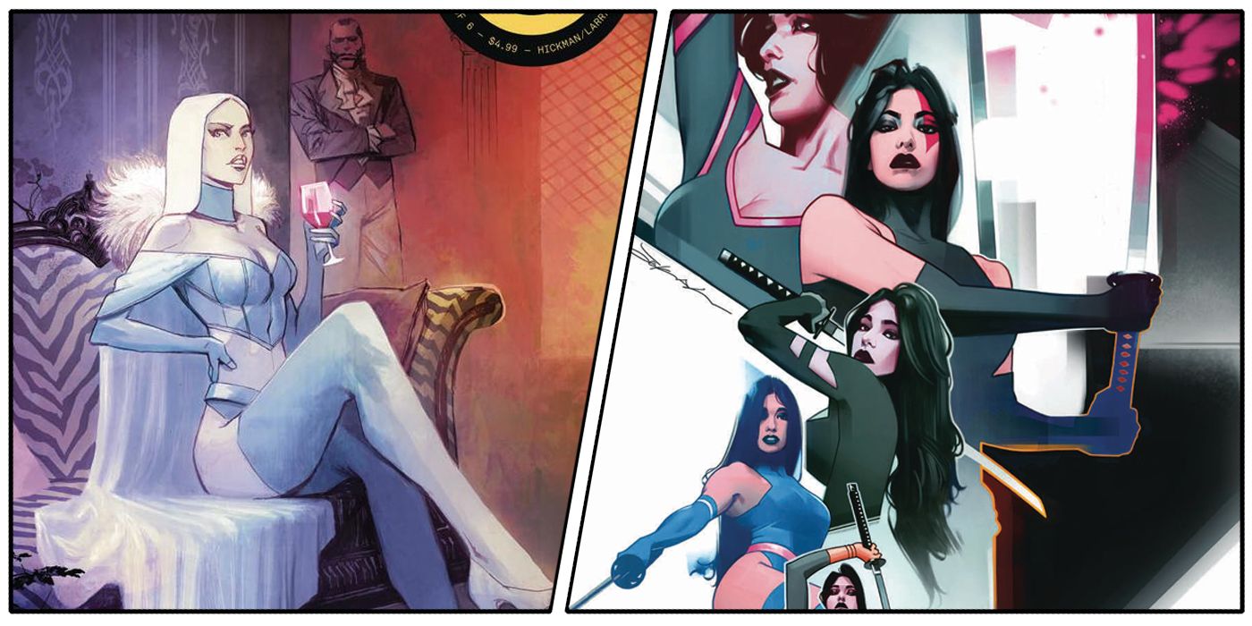 X-Men's House of X/Powers of X - Mike Huddleston and Jeff Dekal variant comic covers