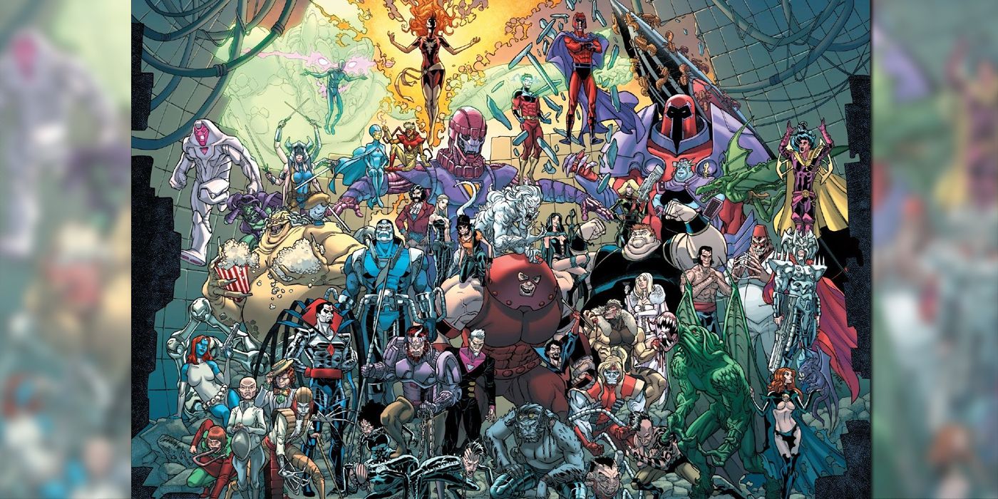 X-Men's House of X/Powers of X - Javier Garron variant comic covers
