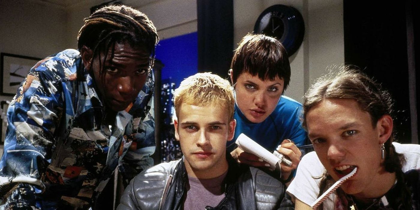 Paul, Dade, Kate, and Emmanuel in Hackers