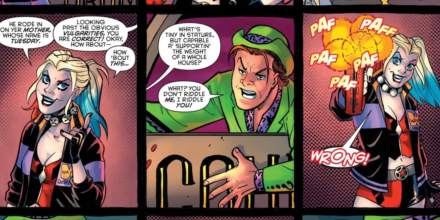 Harley Riddler Harley Quinn Just Out-Riddled the Riddler