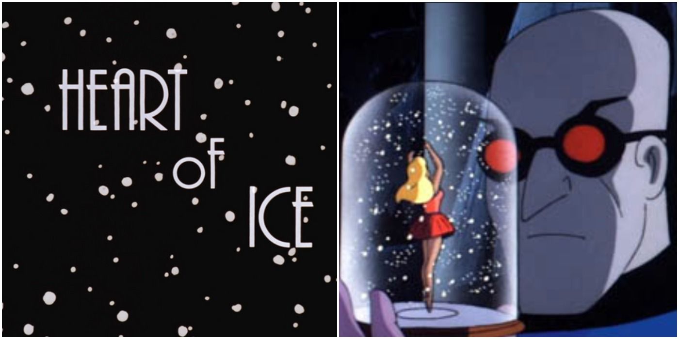 Heart of ice: Mr. Freeze holding a snow globe