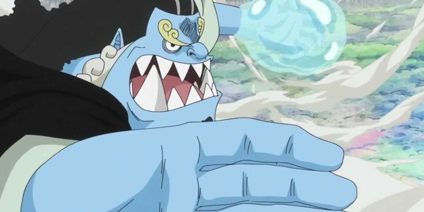 One Piece Jinbe Attacking With Water Fist