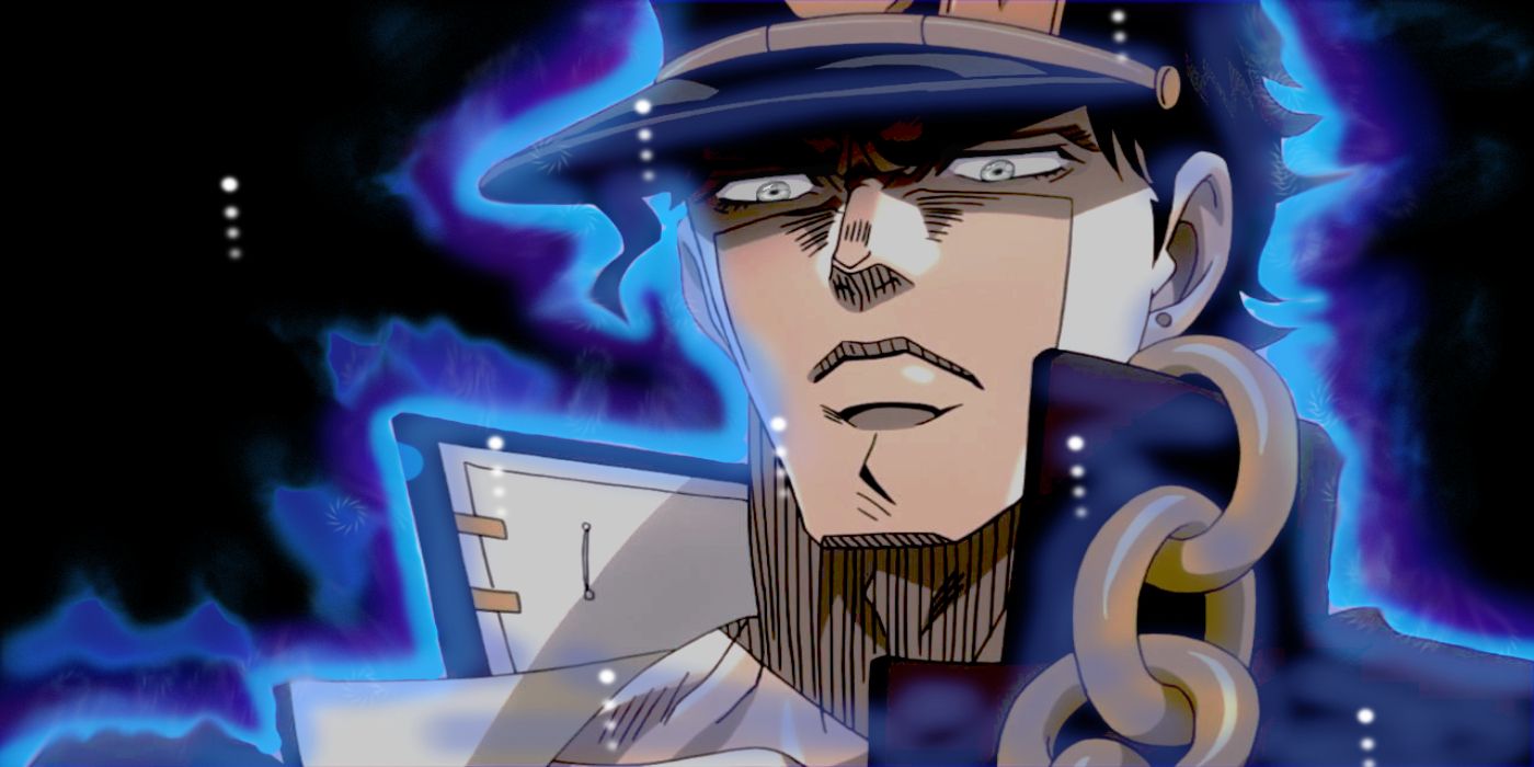 Jotaro Kujo from JoJo's Bizarre Adventure.