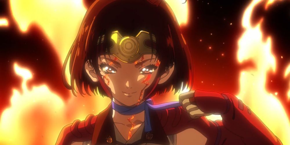 Kabaneri of the Iron Fortress mysterious badass girl zombie anime