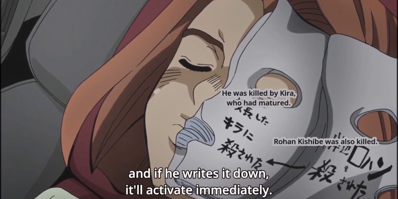 Rohan uses his stand on Kira's son