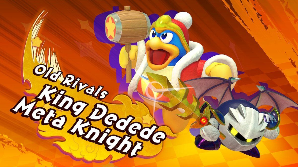 A Screenshot of Kirby Fighters 2 with Dedede and Meta Knight