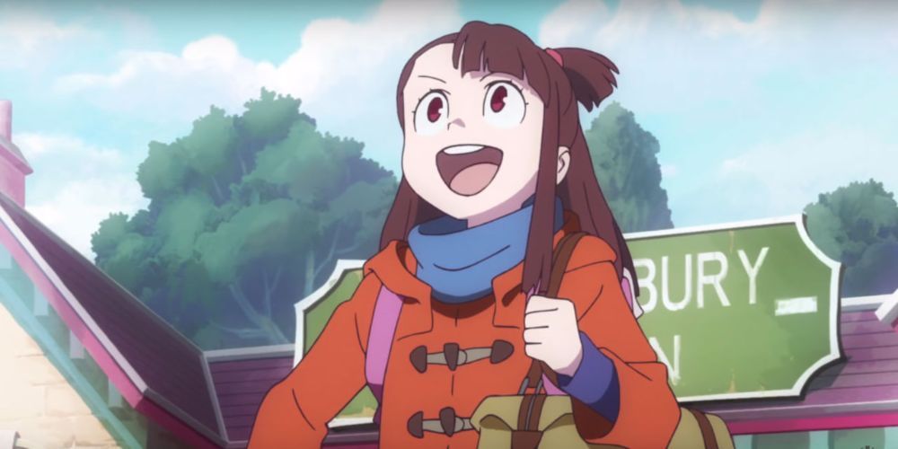 Akko Kagari Little Witch Academia excited