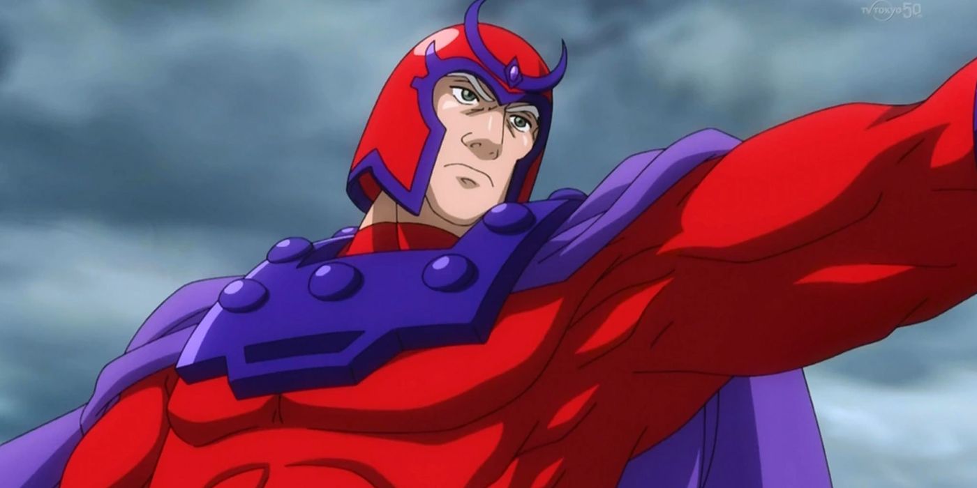 magneto red purple costume