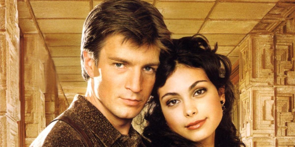 Malcolm Reynolds and Inara Serra Promotional Image for Firefly/Serenity