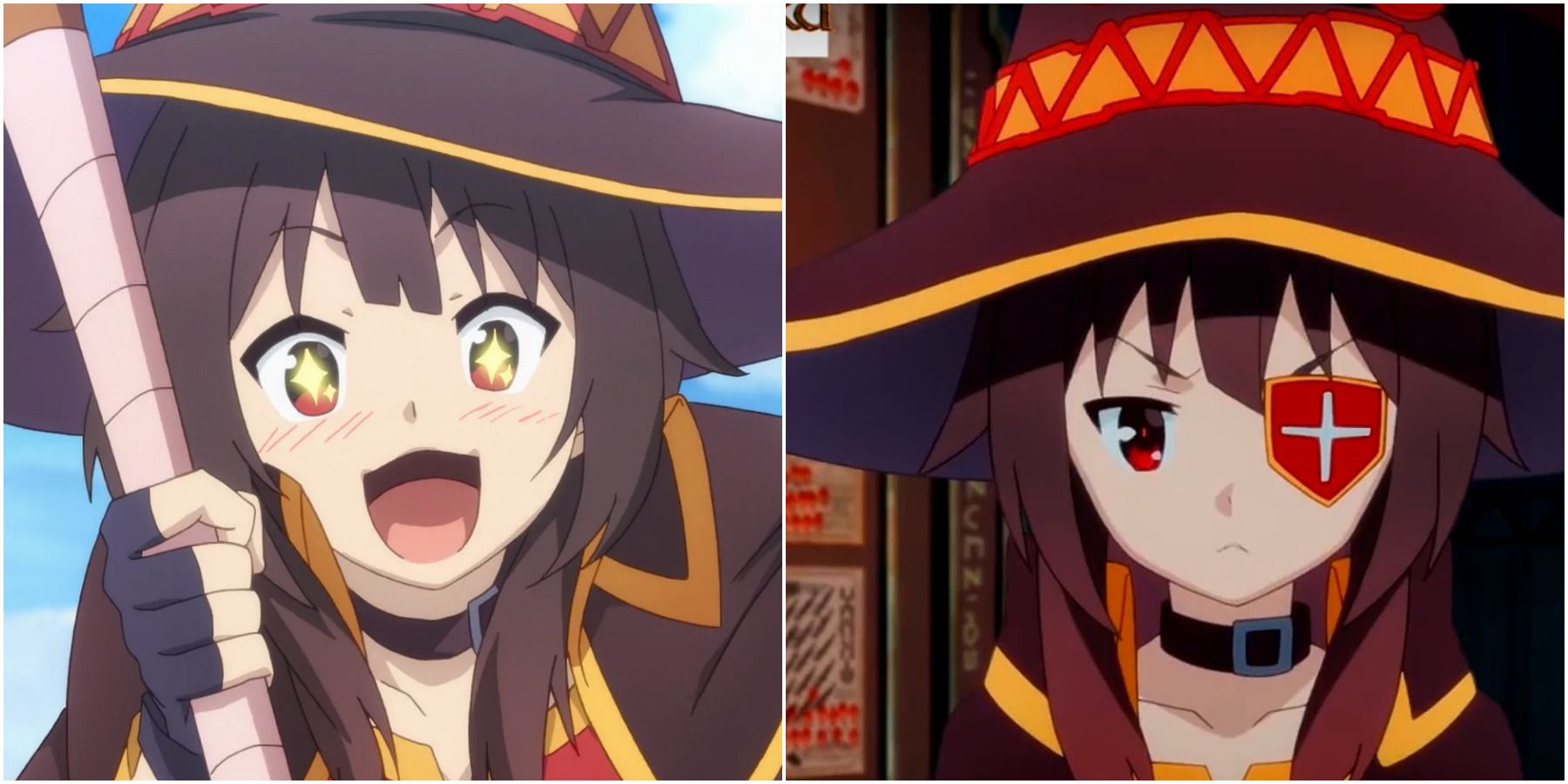 Chomusuke Konosuba Megumin Satou Kazuma Aqua Darkness Anime Men T