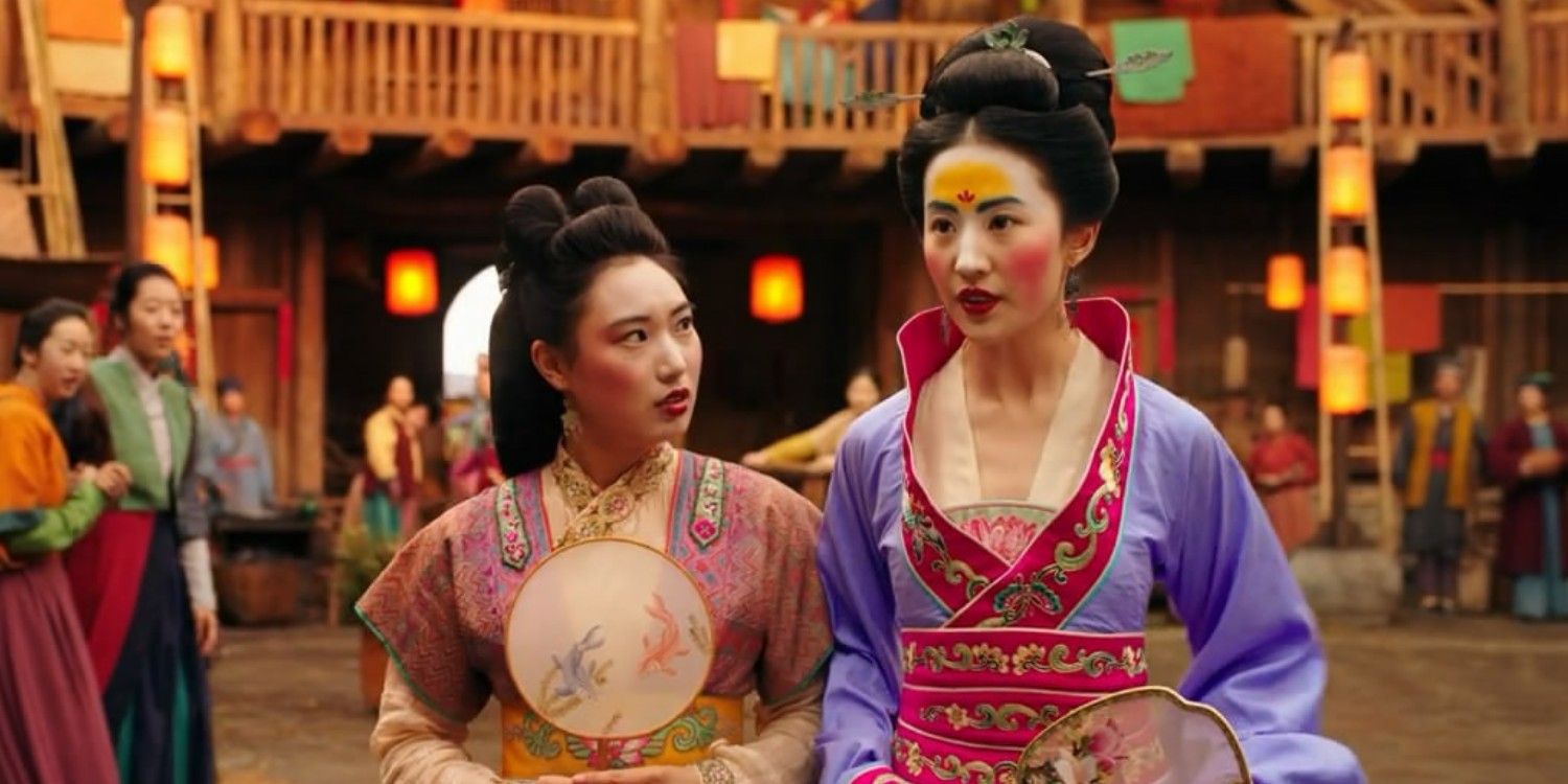 Mulan and Xiu in Mulan 2020