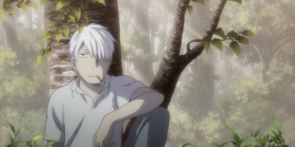 Mushishi ginko smoking forest