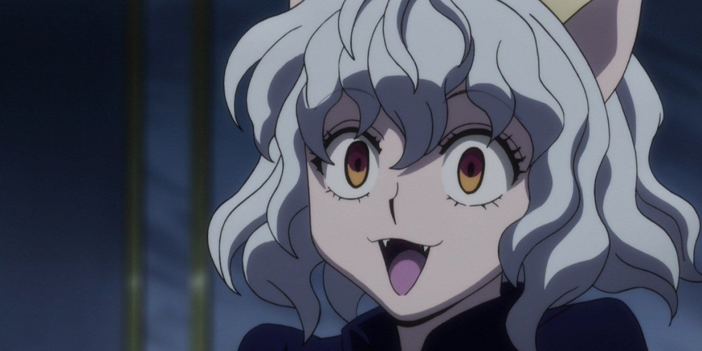Neferpitou Smiling At The Chimera Ant King In hunter x hunter