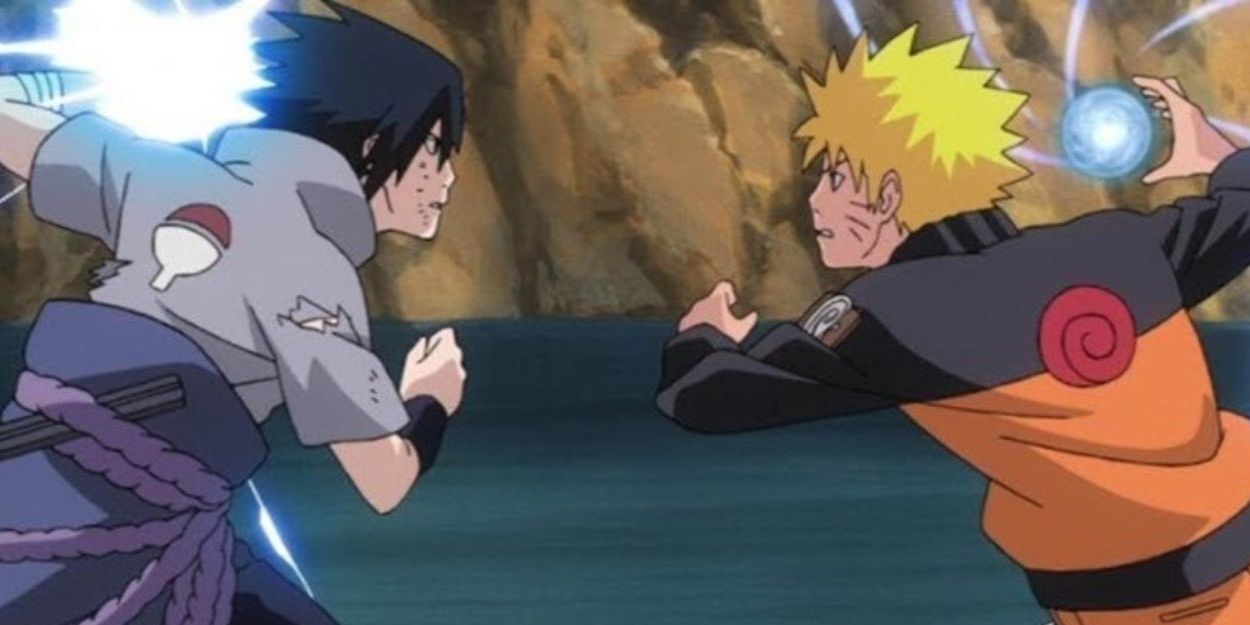 Naruto and Saskue Naruto Anime