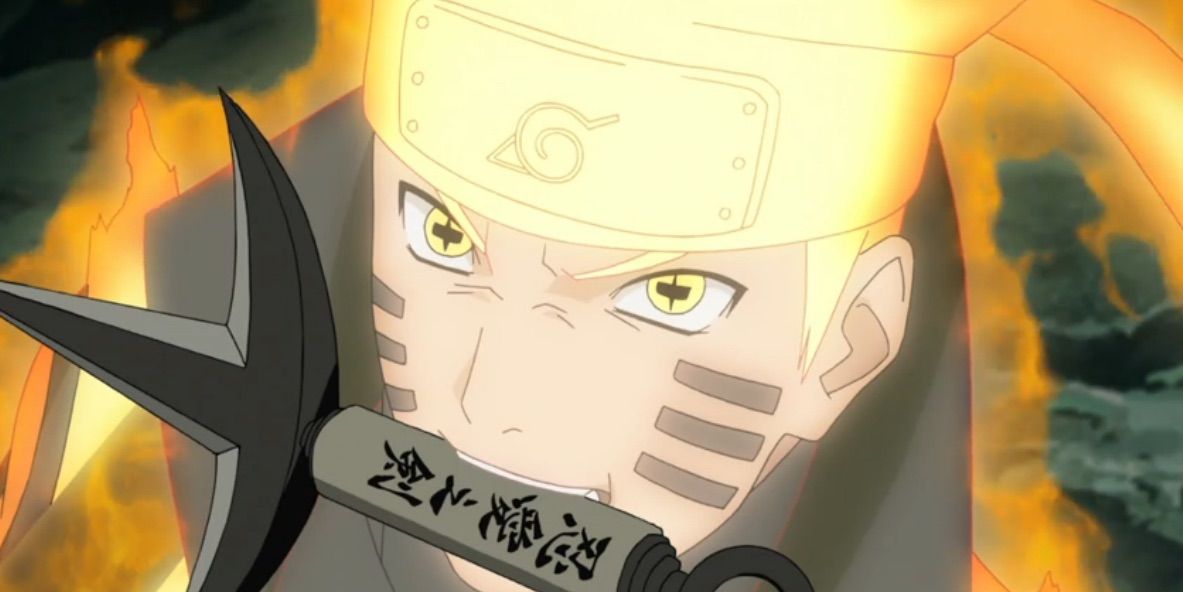 Naruto in six paths sage mode
