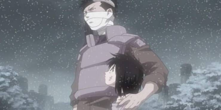 zabuza arm around haku naruto
