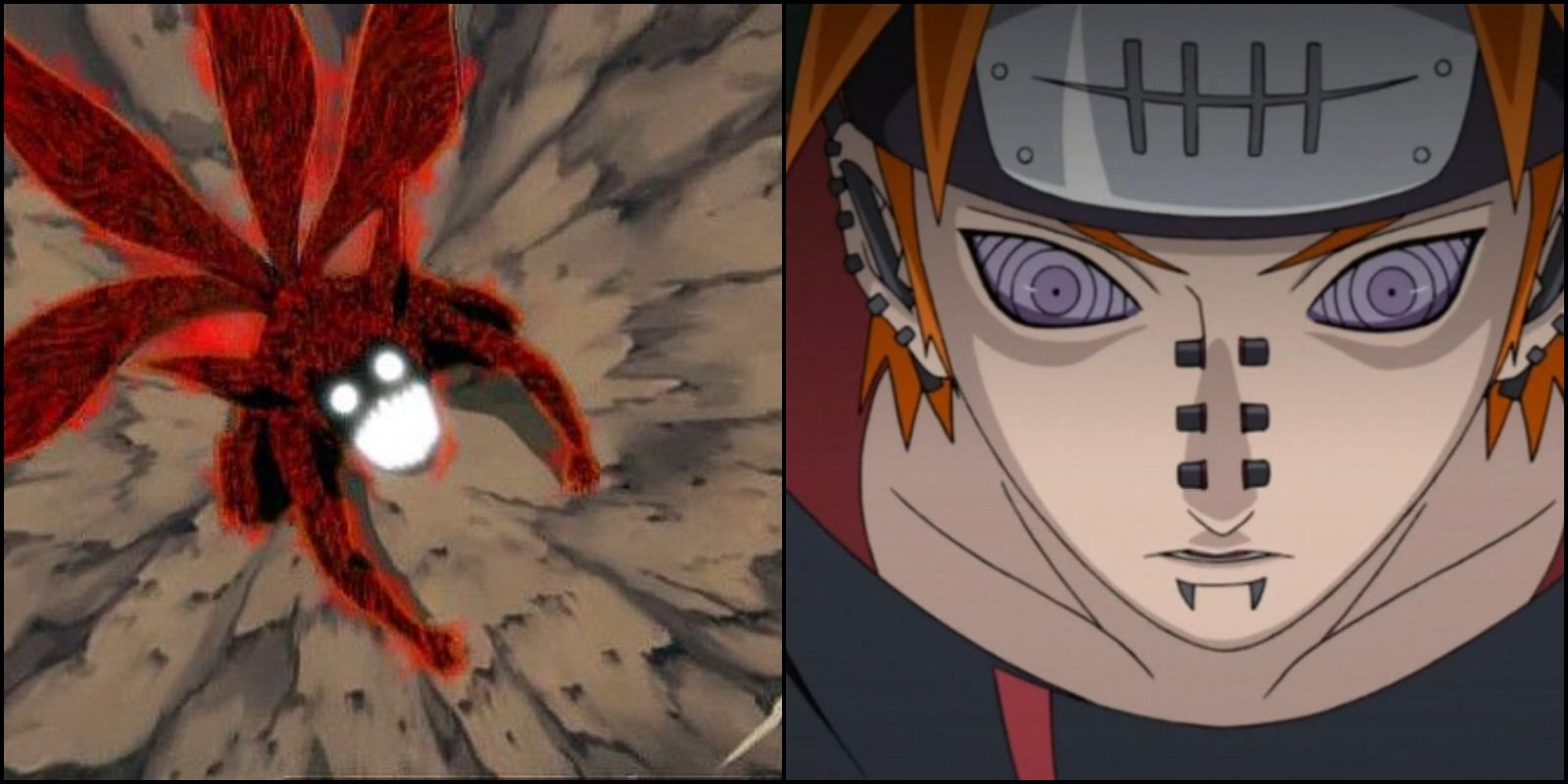 Pain and chakra mode naruto enraged