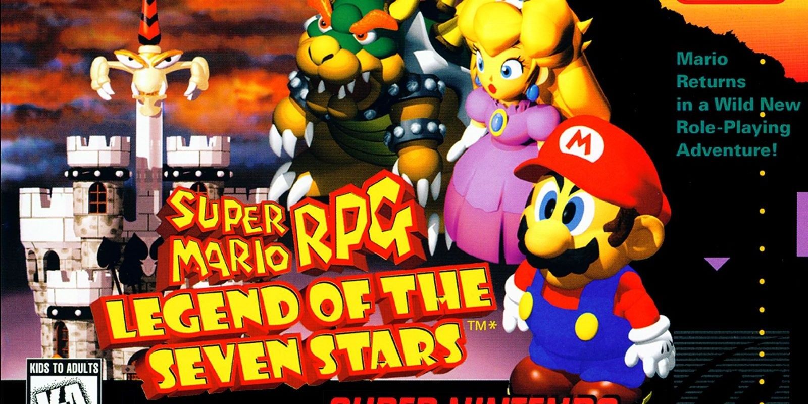 Nintendo Super Mario RPG Legend of the Seven Stars Cover