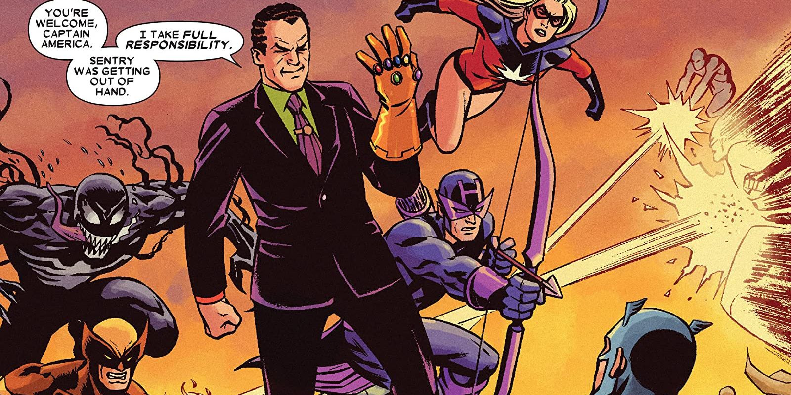 Norman Osborn Wields Infinity Gauntlet And Wages War