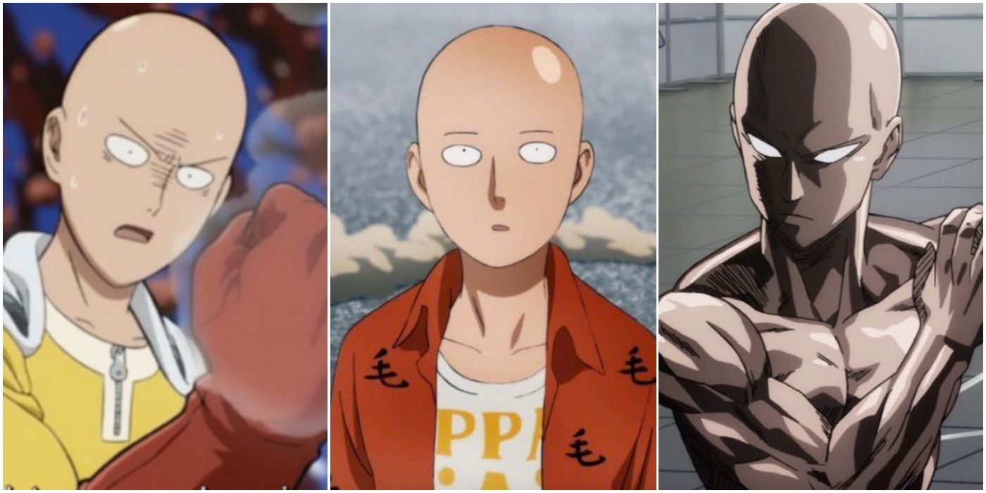 Saitama, anime, moon, man, one, one punch man, puch, star, HD