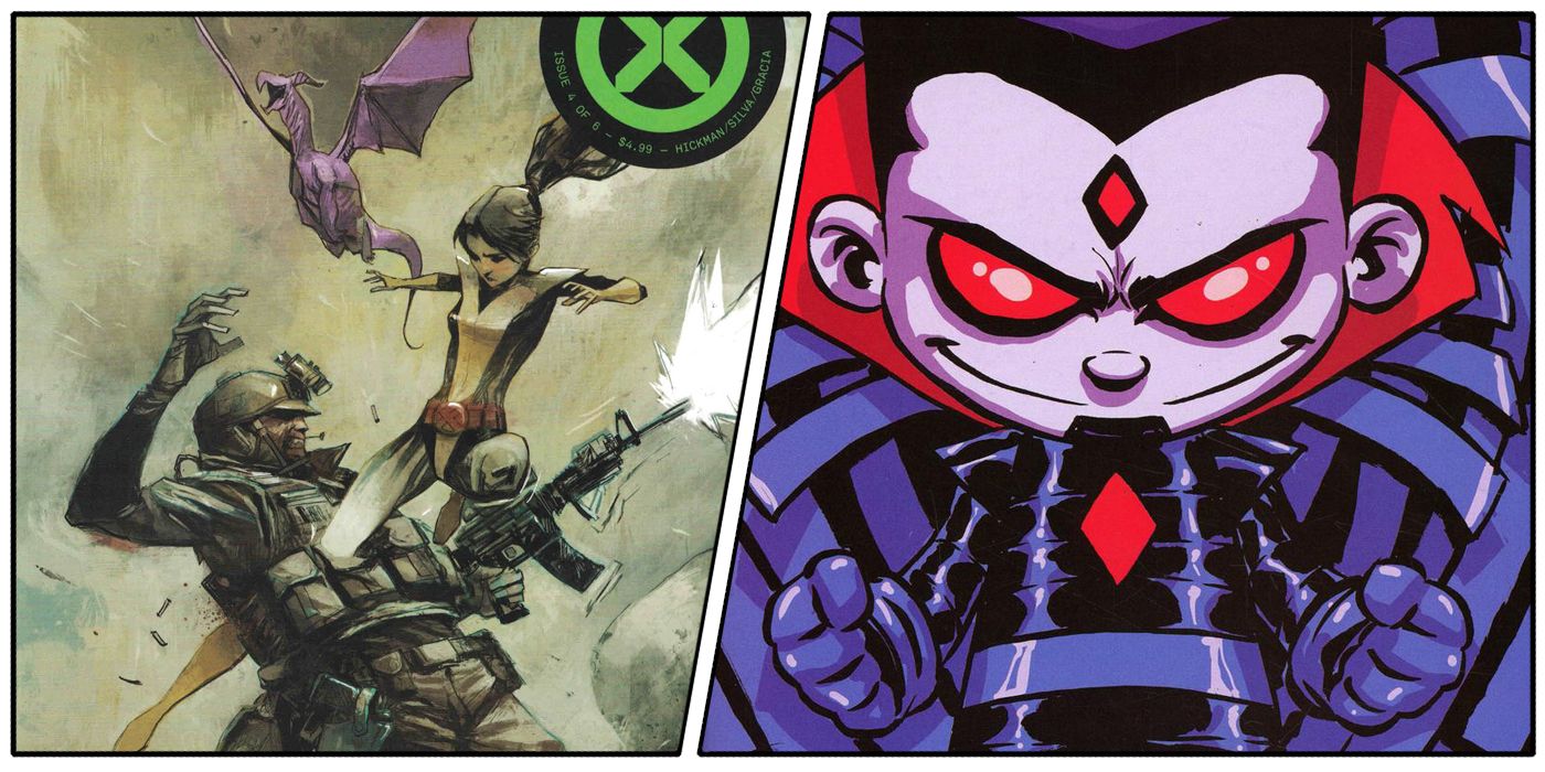 X-Men's House of X/Powers of X - Mike Huddleston and Skottie Young variant comic covers