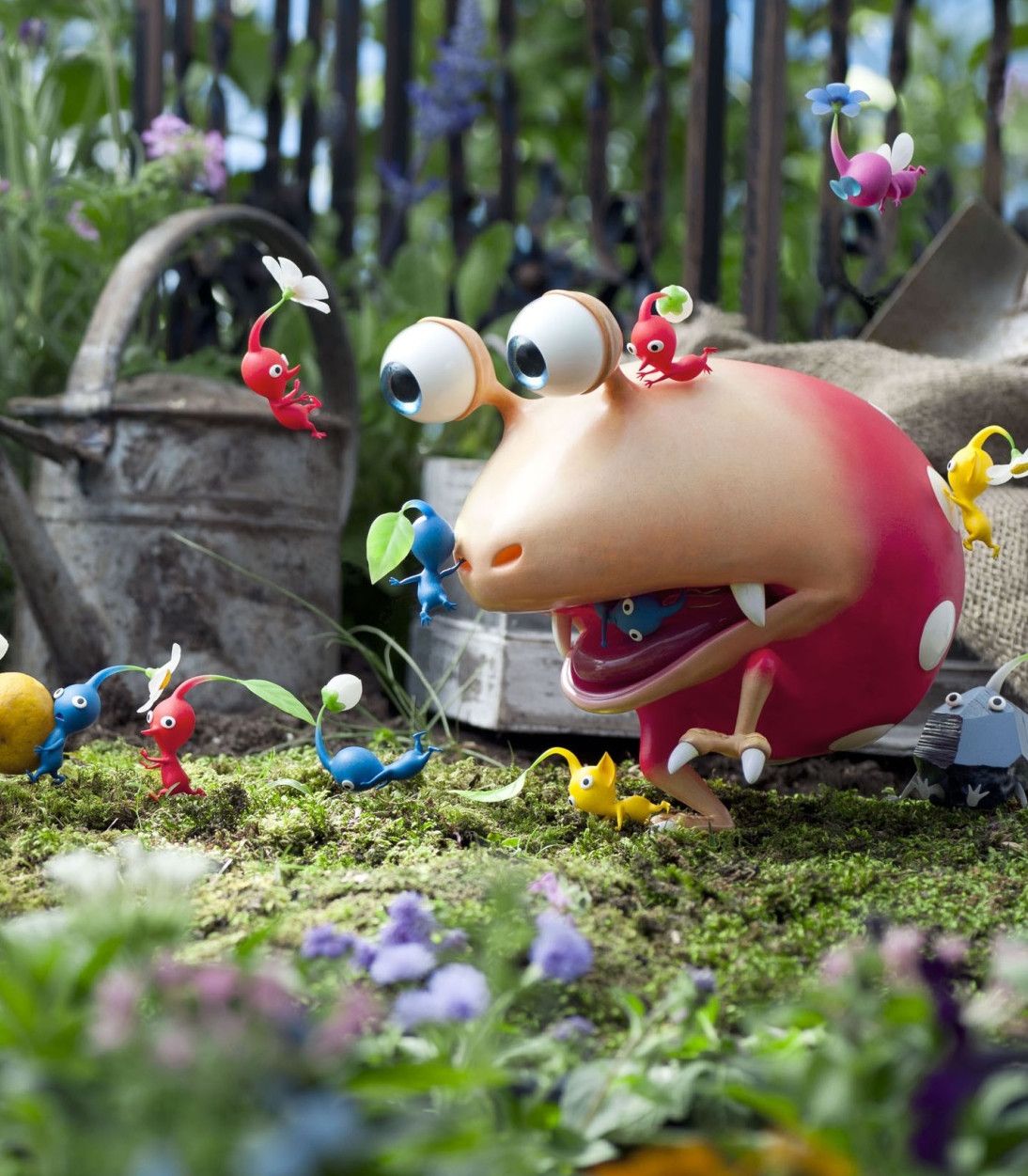 A cropped version of Pikmin 3's key art