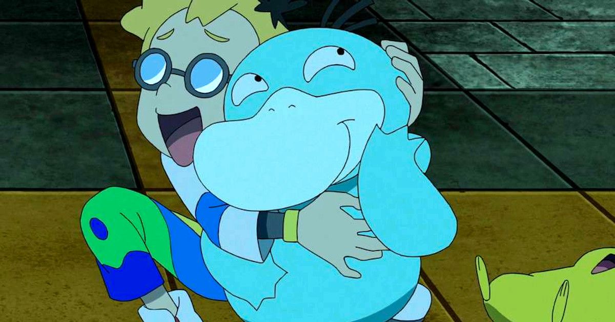 Ash And Goh meet a Shiny Hunter with a Shiny Psyduck! #pokemon #anime