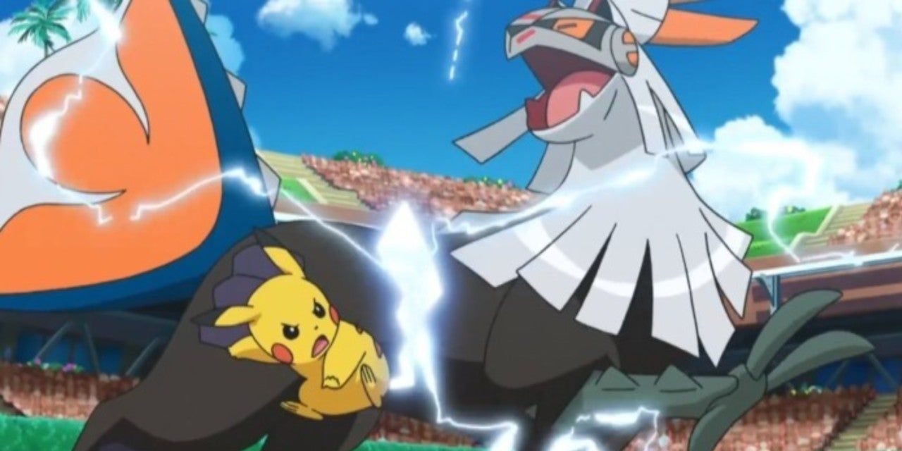 Anime Pokemon Pikachu Fights Silvally Tournament