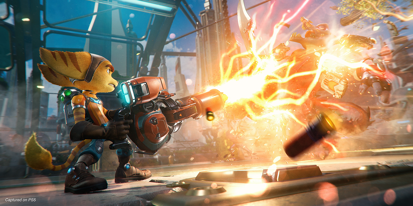 New Ratchet & Clank: Rift Apart Gameplay Video Shows Off More About Weapons  And Traversal - Game Informer